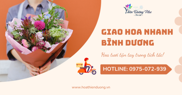 Shop hoa Bình Dương ship liền – Hoa tươi tận tay trong tích tắc