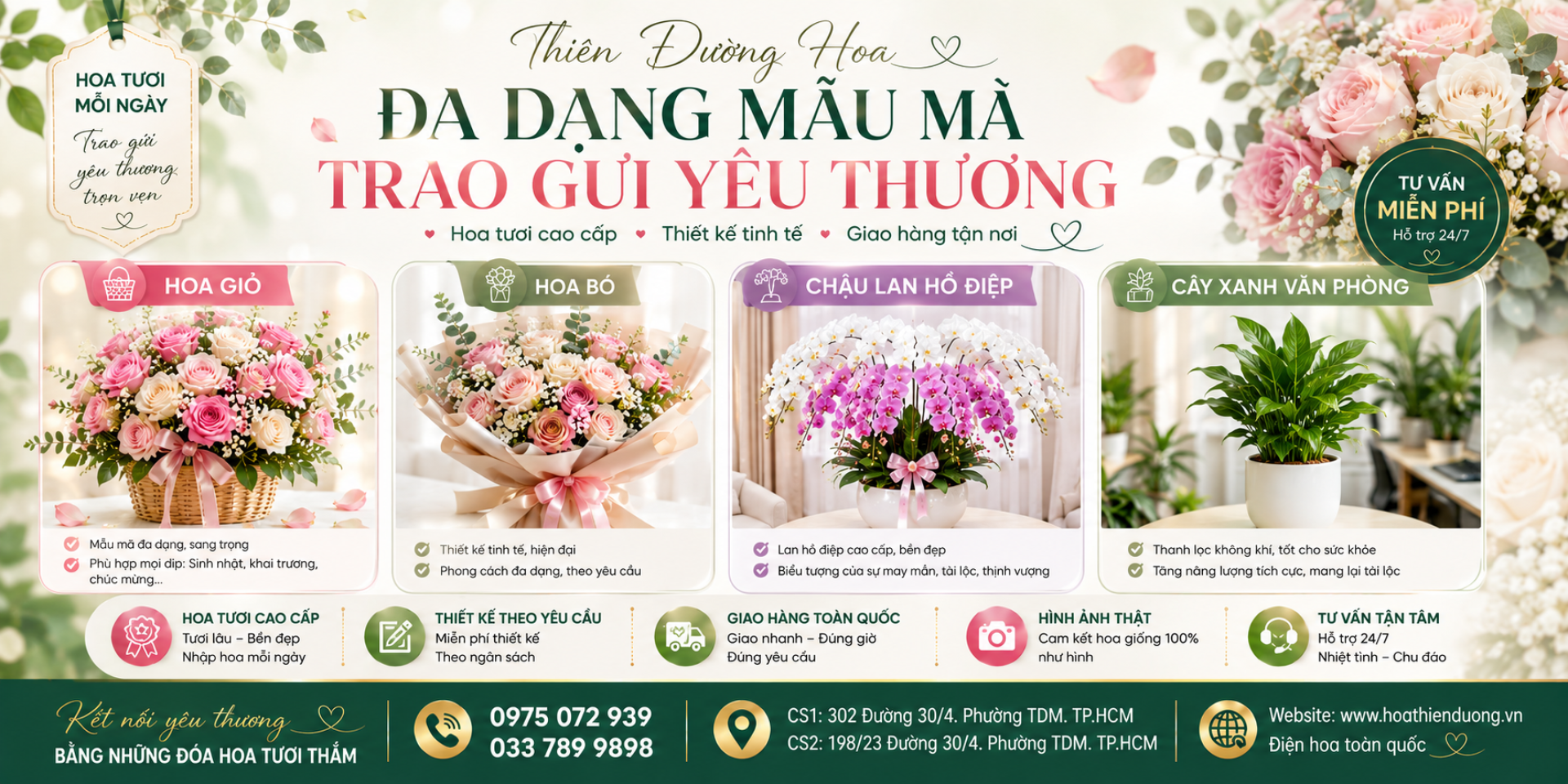 Các Mẫu hoa mỗi ngày 