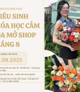 Khóa Học Cắm Hoa Mở Shop