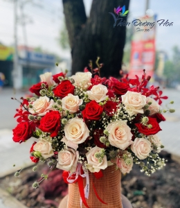Giỏ hoa- Rực rỡ TĐH03